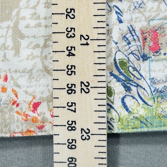 Christopher & Banks Jacket Women’s XL White Boho Cotton Pockets Butterfly Floral - Picture 9 of 13